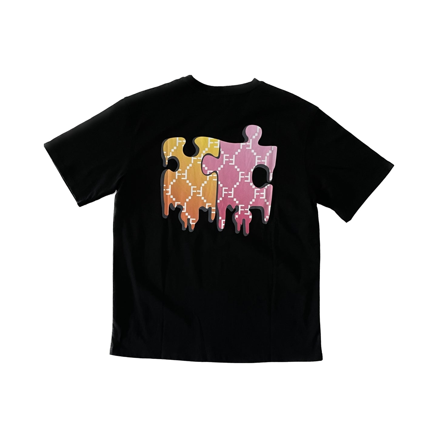 Fragile FF Monogram Puzzle Tee